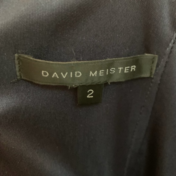 Navy Blue Silk Gown - Picture 5 of 5